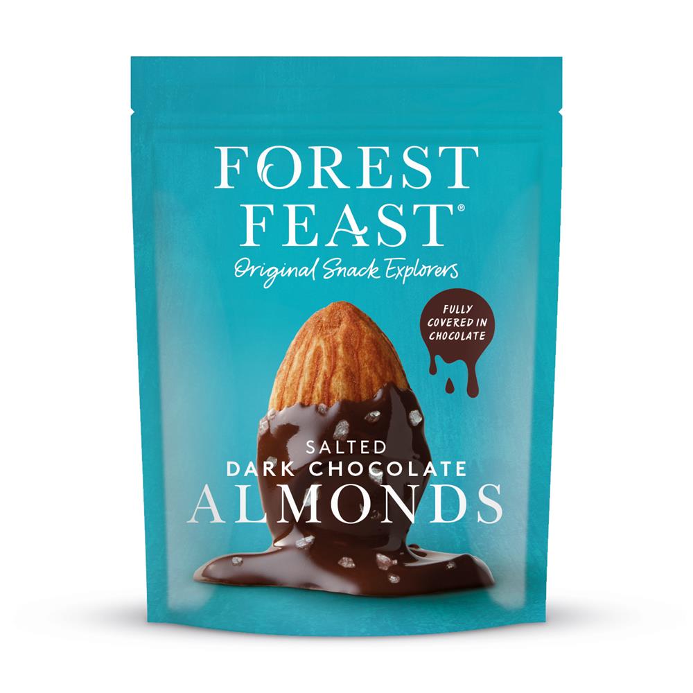 Salted Dark Chocolate Almonds 120g - Greenlands Health Store
