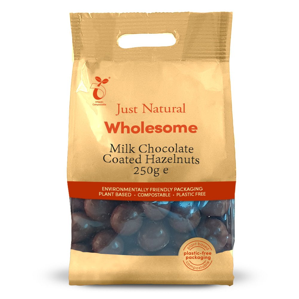 Milk Chocolate Coated Hazelnuts 250g - Greenlands Health Store
