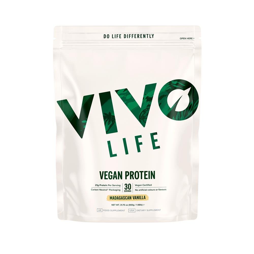 Vivo Life Vegan Protein Vanilla 900g - Greenlands Health Store