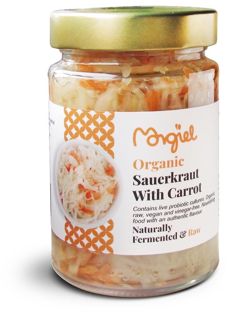 Organic Raw Carrot Sauerkraut 300g - Greenlands Health Store