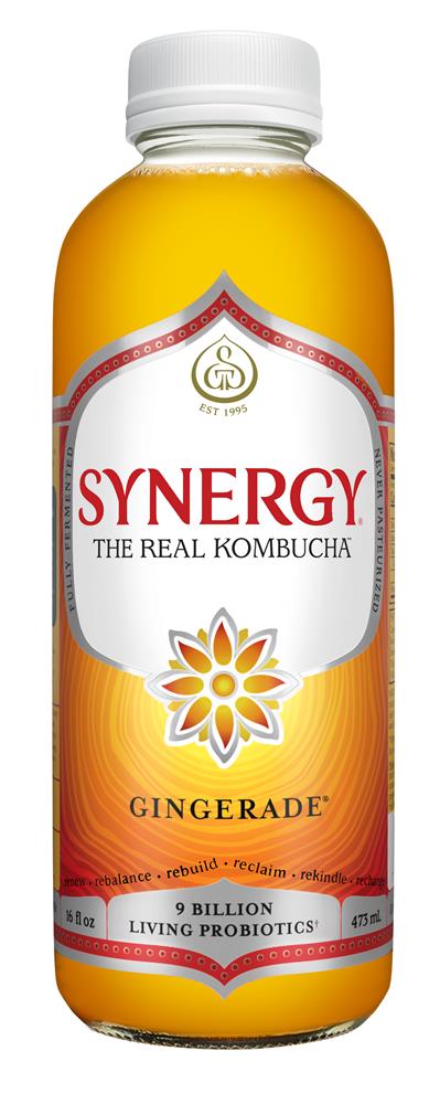 Synergy Kombucha Gingerade 473ml - Greenlands Health Store