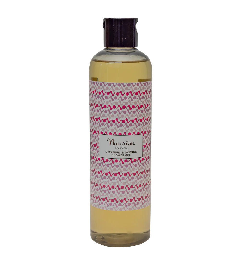 Geranium & Jasmine Shower Gel 300ml - Greenlands Health Store