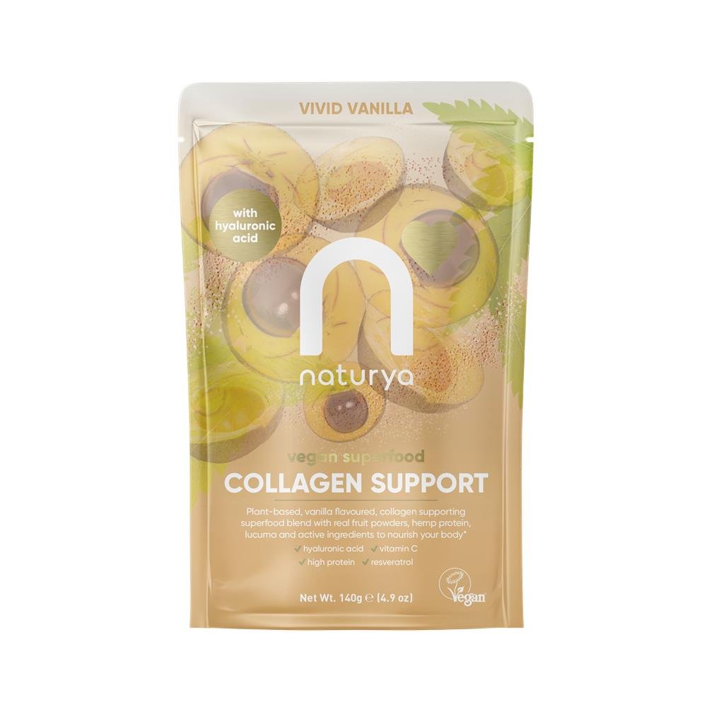 Naturya Collagen Support Vivid Vanilla 140g - Greenlands Health Store