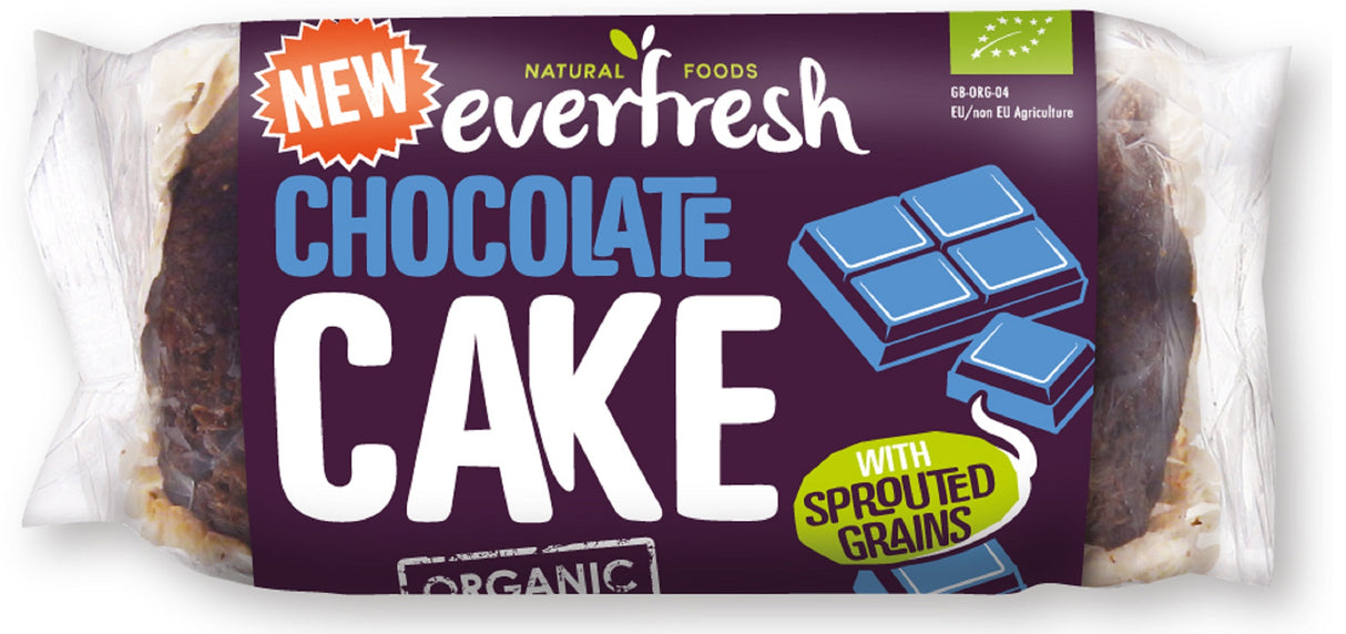Everfresh Organic Sprouted Chocolate Cake 350g - Greenlands Health Store