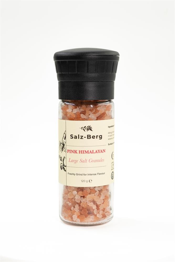 Salz - Berg Pink Himalayan Salt Grinder - Granule Salt 120g - Greenlands Health Store