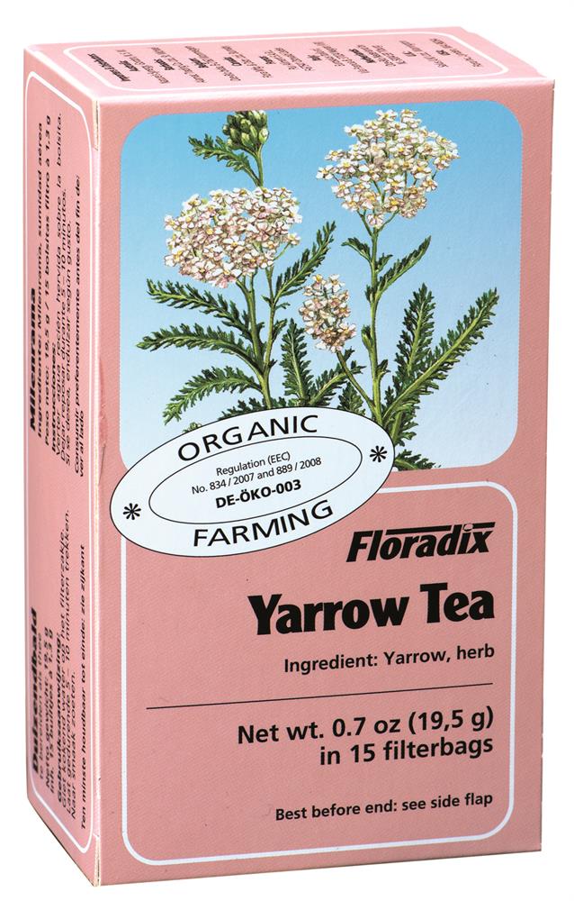 Yarrow Organic Herbal Tea 15 filterbags - Greenlands Health Store