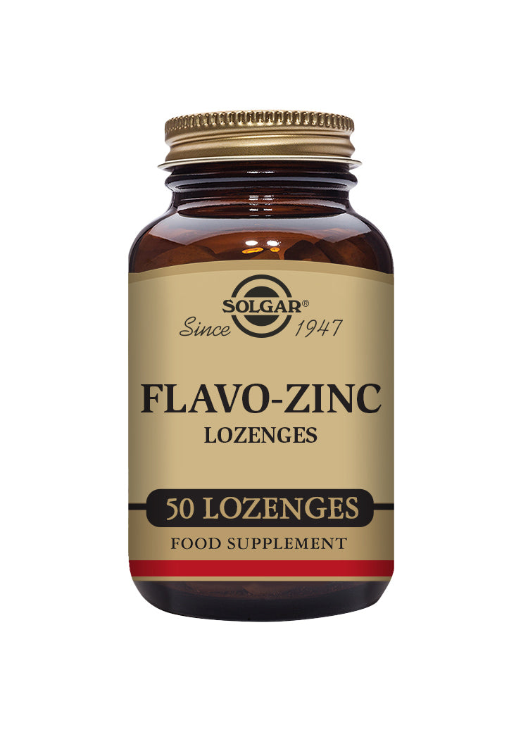 Solgar® Flavo Zinc Lozenges - Pack of 50 - Greenlands Health Store