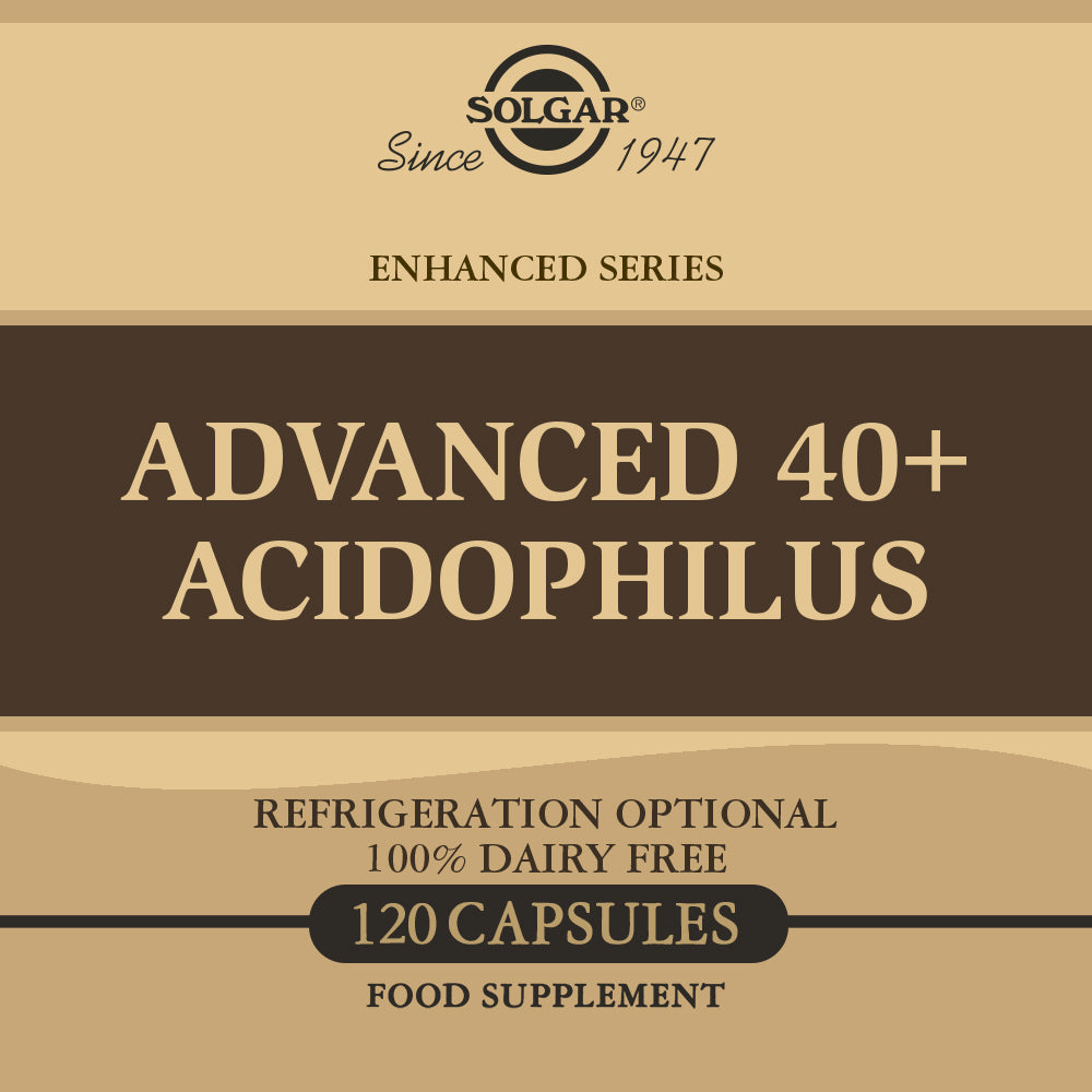 Solgar® Advanced 40+ Acidophilus Vegetable Capsules - Greenlands Health Store