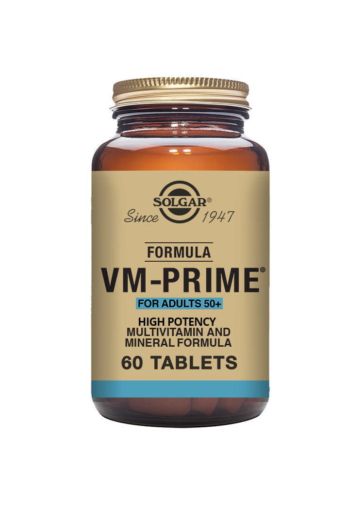 Solgar® Formula VM-Prime for Adults 50 Plus Tablets - Pack of 60 - Greenlands Health Store
