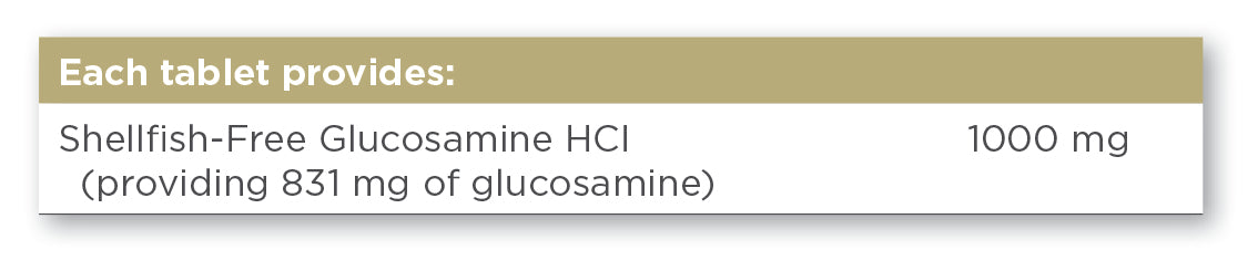 Solgar® Glucosamine Hydrochloride 1000 mg Tablets - Pack of 60 - Greenlands Health Store