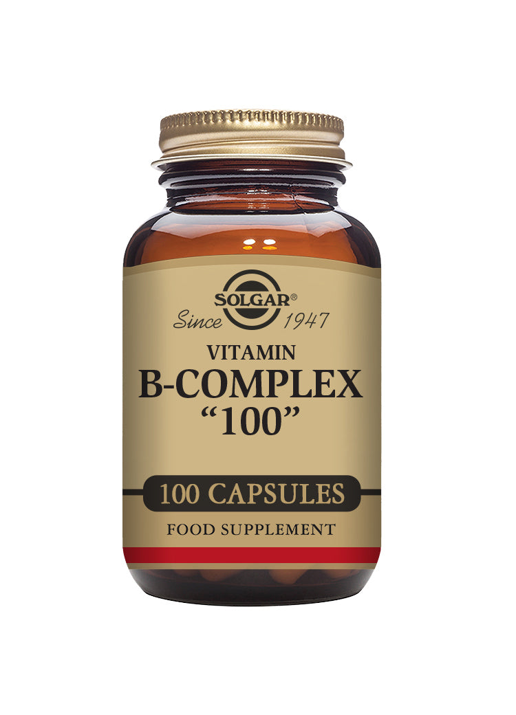 Solgar® Vitamin B-Complex "100" Extra High Potency Vegetable Capsules - Greenlands Health Store