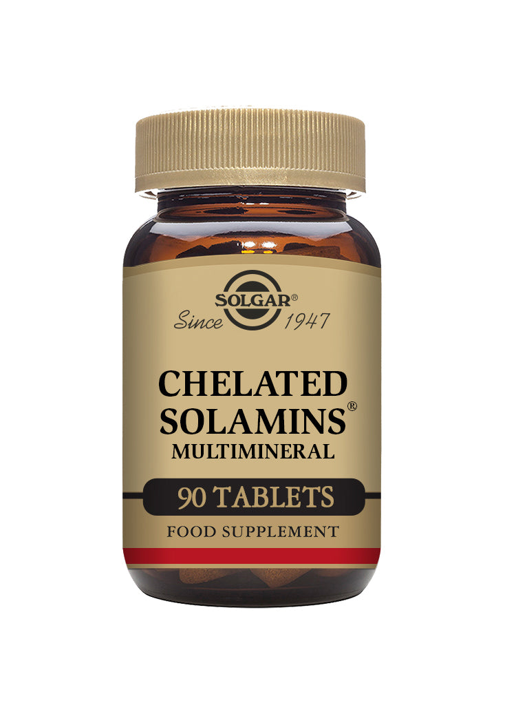 Solgar® Chelated Solamins Multimineral Tablets - Pack of 90 - Greenlands Health Store