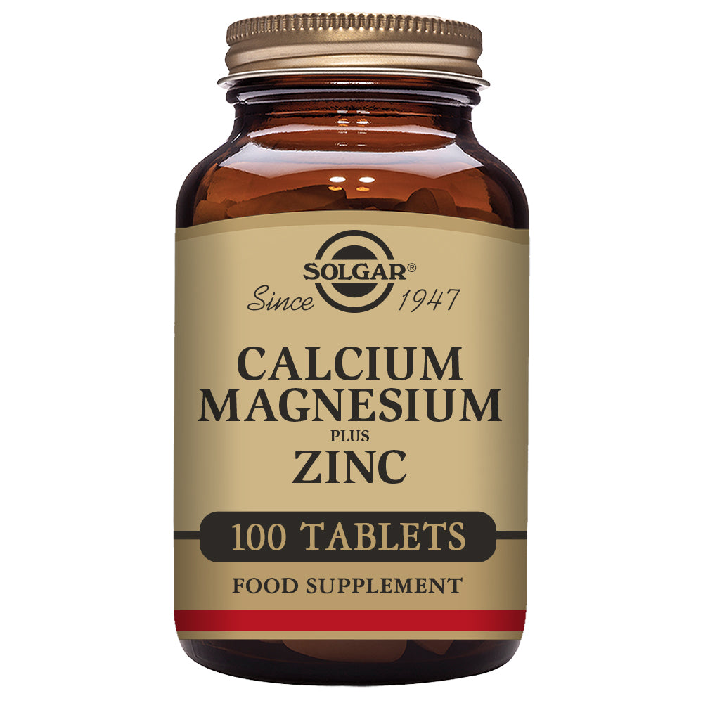 Solgar® Calcium Magnesium Plus Zinc Tablets - Greenlands Health Store
