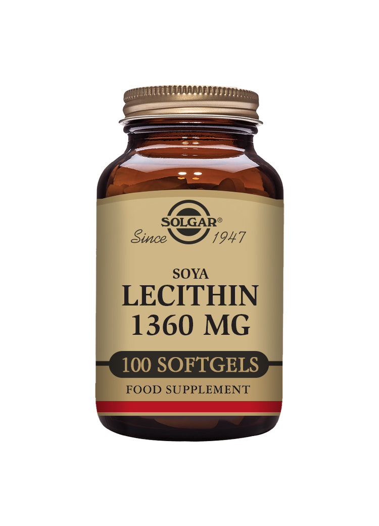 Solgar® Soya Lecithin 1360 mg Softgels - Greenlands Health Store
