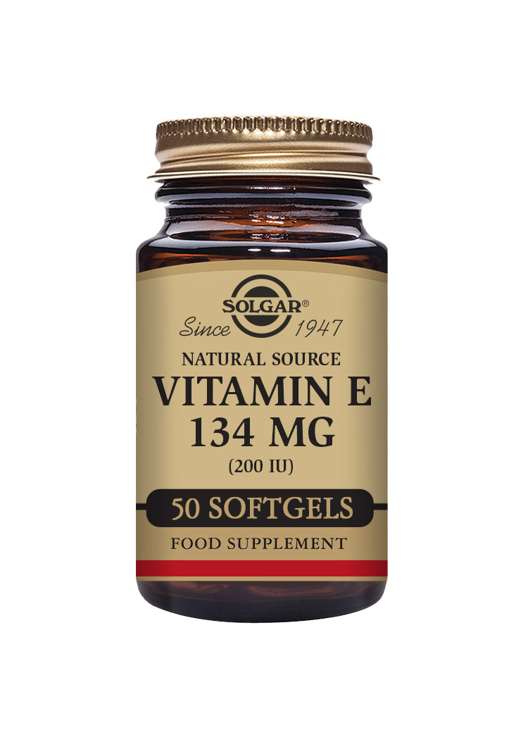 Solgar® Natural Source Vitamin E 134 mg (200 IU) Softgels - Greenlands Health Store