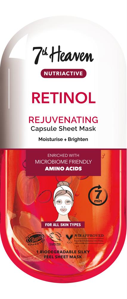 7th Heaven Nutriactive Retinol Sheet Mask - Greenlands Health Store