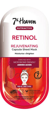 7th Heaven Nutriactive Retinol Sheet Mask - Greenlands Health Store