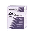 Zinc Sulphate 200mg (45mg elemental Zinc) - 90 Tablets - Greenlands Health Store