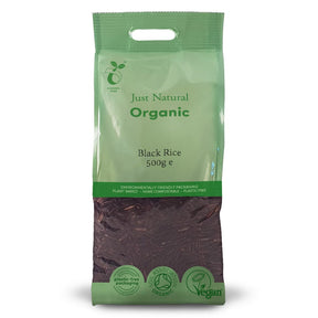 Organic Black Rice 500g - Greenlands Health Store