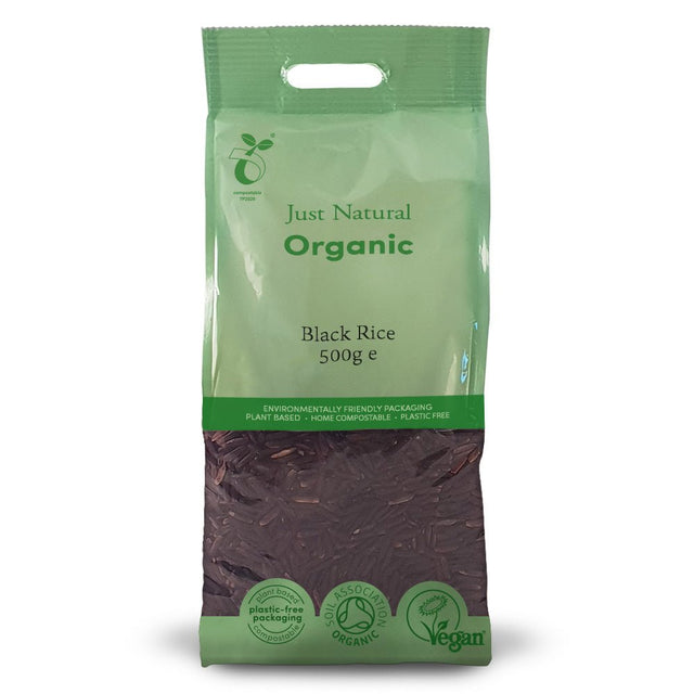 Organic Black Rice 500g - Greenlands Health Store