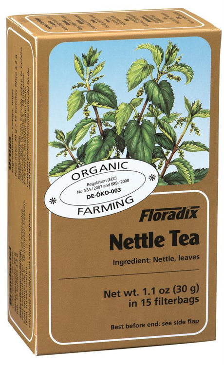 Nettle Organic Herbal Tea 15 filterbags - Greenlands Health Store