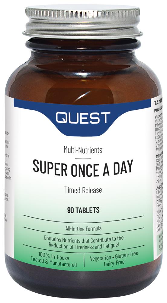 SUPER ONCE A DAY (TIMED RELEASE) 90 tabs - Greenlands Health Store