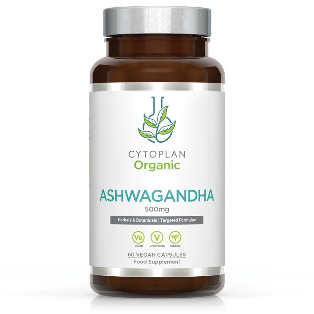 Organic Ashwagandha 500mg 60 capsules - Greenlands Health Store