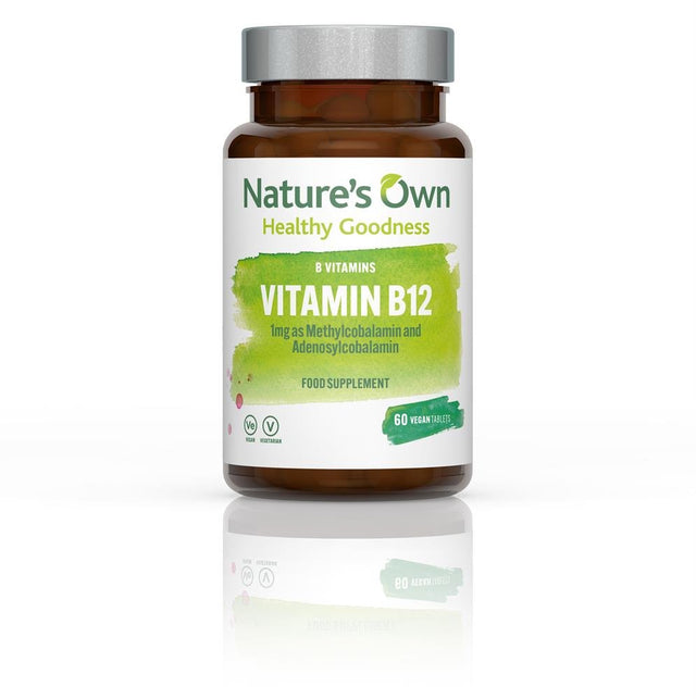 Vitamin B12 Methylcobalamin & Adenosylcobalamin Sublingual 60s - Greenlands Health Store