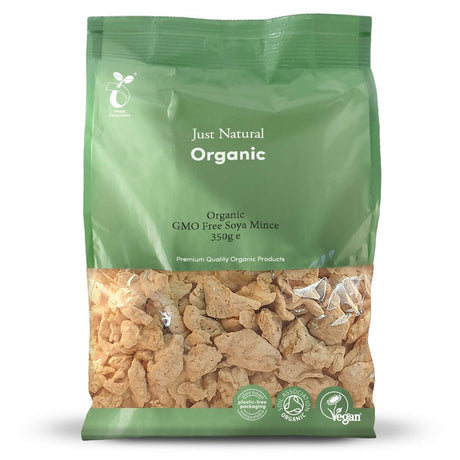 Organic GMO Free Soya Chunks 350g - Greenlands Health Store