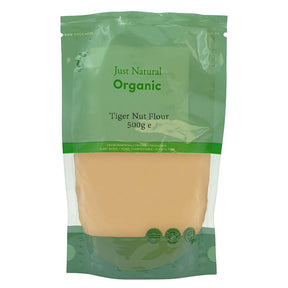 Organic Tiger Nut Flour Raw - Fine 500g - Greenlands Health Store