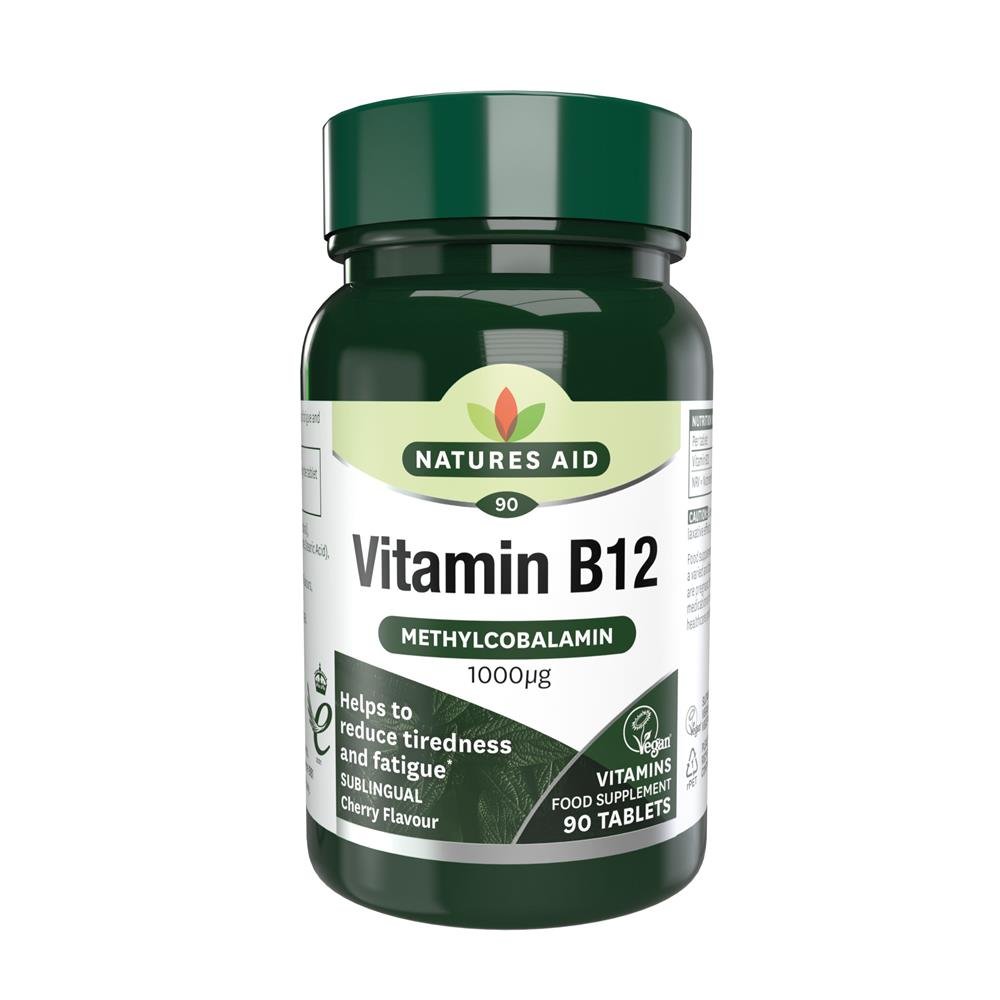 Vitamin B12 1000ug (Sublingual) - Cherry Flavour - Greenlands Health Store