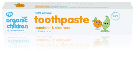 Organic Children Mandarin & Aloe Vera Toothpaste 50ml - Greenlands Health Store