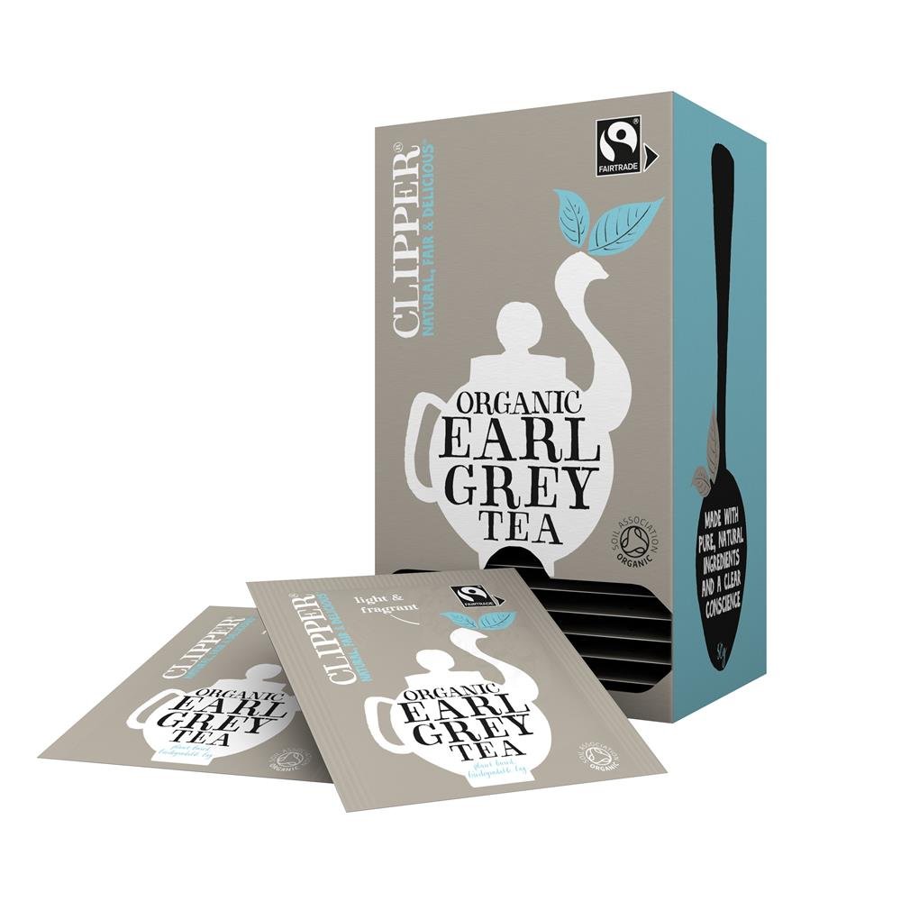 Clipper Fairtrade Organic Earl Grey 25 Envelopes - Greenlands Health Store