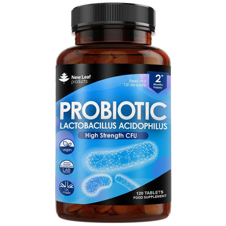 Probiotic Acidophilus Digestive & Gut Health 120 Vegan Tablets - Greenlands Health Store