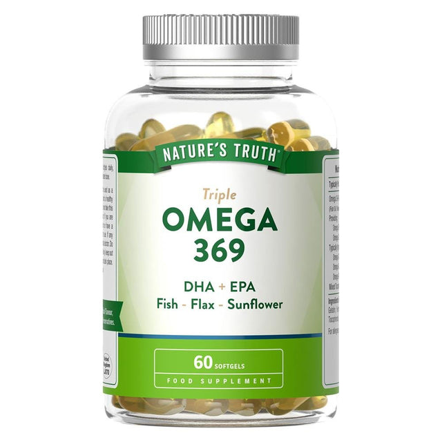 Triple Omega 369 2000mg 60 Softgels - Greenlands Health Store