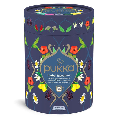 Organic Pukka Herbal Favourites Collection 30 Sachets - Greenlands Health Store