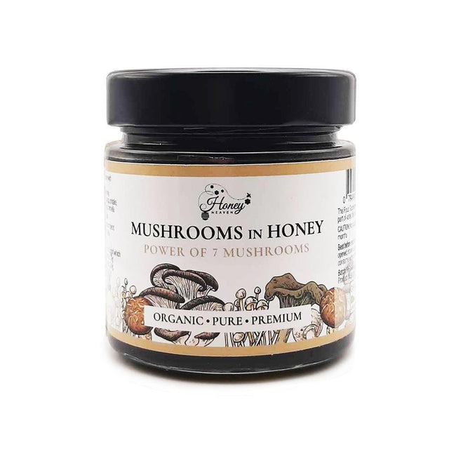 Honey Heaven Organic Mushroom Honey 300g - Greenlands Health Store