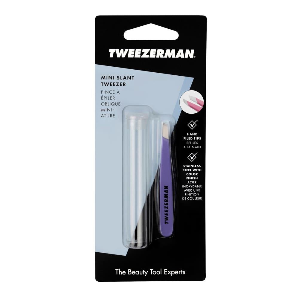 Tweezerman Mini Slant Tweezer Assorted Colours - Greenlands Health Store