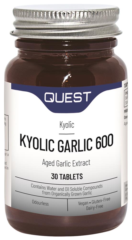 KYOLIC GARLIC 600mg EXTRACT 30 tabs - Greenlands Health Store