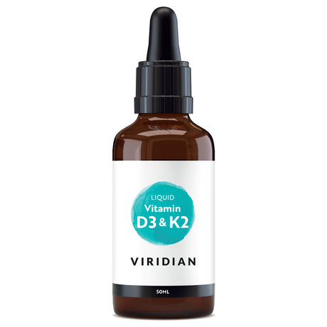 Viridian Vitamin D3 and K2 Liquid - Greenlands Health Store