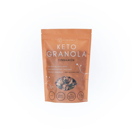 Cinnamon Keto Granola 300g - Greenlands Health Store