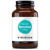 Viridian Organic Spirulina 500mg Tablets - Greenlands Health Store