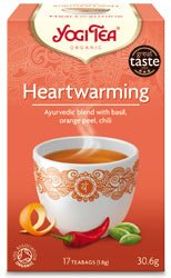 Yogi Tea Heartwarming Organic 17 Bag - Greenlands Health Store
