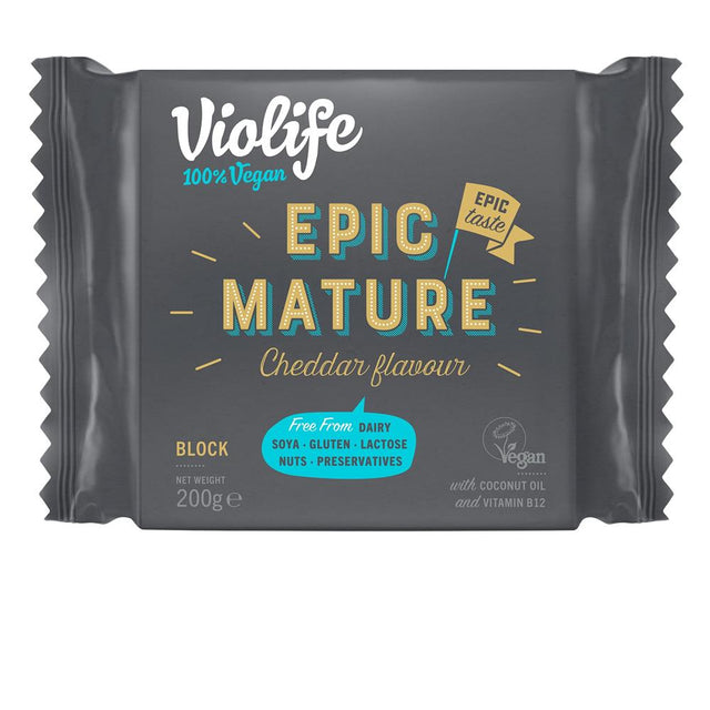 Violife Epic Cheddar Block 200g - Greenlands Health Store