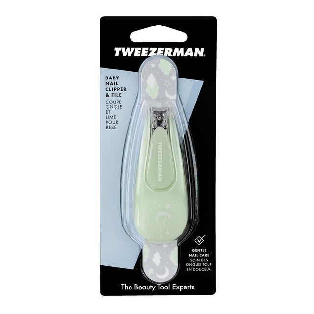 Tweezerman Baby Nail Clipper with File - Greenlands Health Store