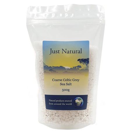 Coarse Celtic Grey Sea Salt (Sel de Guerande) Unrefined 500g - Greenlands Health Store