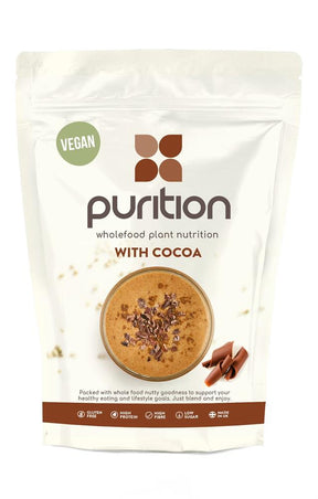 Purition Vegan Wholefood Nutrition with Chocolate 250g - Greenlands Health Store