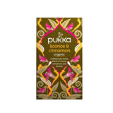 Pukka Organic Licorice & Cinnamon Herbal Tea x 20 sachets - Greenlands Health Store