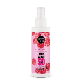 OrganicShop Sunscreen Body Lotion SPF50 150ml - Greenlands Health Store