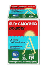 Sun Chlorella A Powder - box of 30 x 6g sachets - Greenlands Health Store